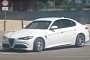 Alfa Romeo Giulia QV Shows Up in Valencia, Ground Clearance Looks Painfully Limited
