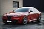 Alfa Romeo Giulia Sprint Quadrifoglio Coupe Gets Imagined as Posh BMW M2 Rival