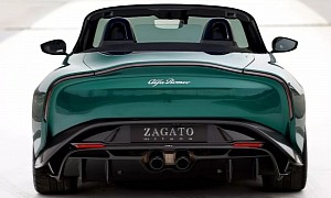 Alfa Romeo Giulia SWB Zagato Cabrio Feels Like a Proper, Digital Summer Redesign