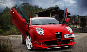 Alfa Romeo MiTo with Gullwing Doors