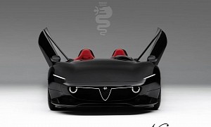 Alfa Romeo Nero Looks Like a Ferrari Monza with More Italian Charm
