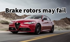 Alfa Romeo Recalls Giulia and Stelvio Due to Fracturing Carbon-Ceramic Brake Rotors