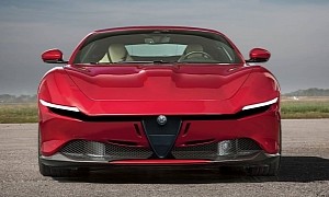 Alfa Romeo “Remus” Rendering Looks Absolutely Fabulous, Based on Ferrari Roma