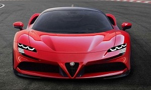 Alfa Romeo “SF90 Stradale” Face Swap Looks Like a Different Kind of Italian Fury