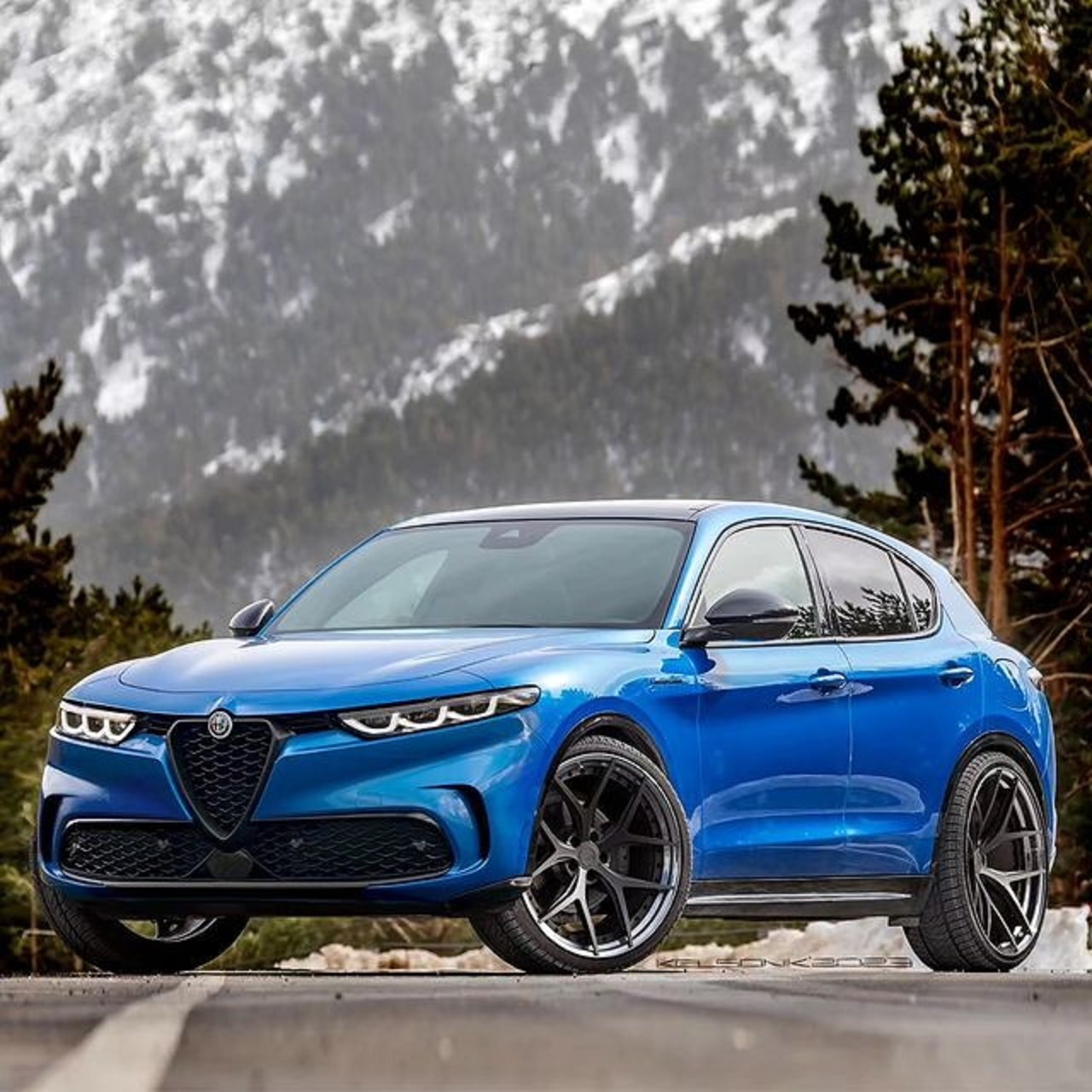 Alfa Romeo Stelvio Gets a Second Facelift in Another Nation