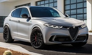 Alfa Romeo Stelvio Goes Under the Rendering Knife and It's Sexier Than Ever
