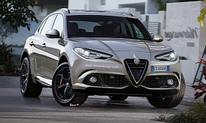 Alfa Romeo SUV Rendered Wearing Giulia's Armour, We Like the Concept's Attitude