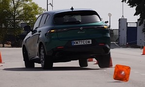 Alfa Romeo Tonale Develops Cone-Touching Fetish During Infamous Moose Test
