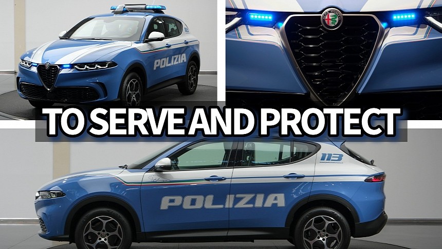 Alfa Romeo Tonale Police Car