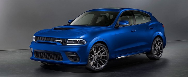 Alfa Stelvio With Dodge Face Swap Is Funny, Hints at 2023 Journey SRT