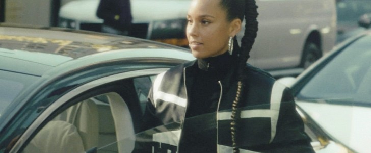 Alicia Keys and Mercedes-Benz EQS