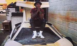 Alicia Keys’ Husband Swizz Beatz Sits on a Lamborghini Countach in His Video