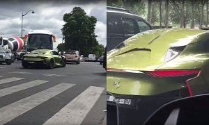 Alien-Looking DS E-Tense Electric Supercar Spotted in Paris for the First Time