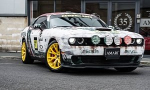 Alitalia Dodge Challenger Hellcat Is a Misguided Lancia Stratos Rally Car