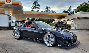 All Aboard a Turbo 4 Rotor RX-7 With 1,000 RWHP Driven Hard at the Track