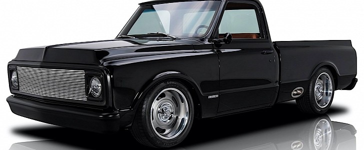 All Black 1970 Chevrolet C10 Pickup Is Why Simple Is Always Better Autoevolution