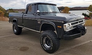 All Black 1970 Dodge Power Wagon Looks Ready for Something Nasty