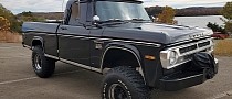 All Black 1970 Dodge Power Wagon Looks Ready for Something Nasty