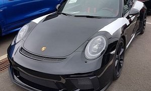 All Black 2018 Porsche 911 GT3 Awaiting Delivery in Hamburg Looks Mesmerizing