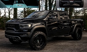 All-Black Ram 1500 TRX RS Edition Rides on 24s and Hides an Aqua Surprise Inside