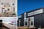All-Black Tiny House Hides a Gorgeous Custom Interior in Soft Pastels