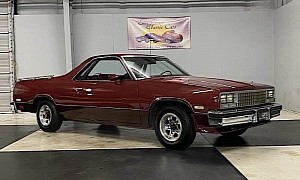 All-Burgundy 1984 Chevy El Camino Is Perfect for a Future Custom Project