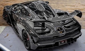 All-Carbon Fiber, Exposed McLaren Senna Shows Everything, and Then Some
