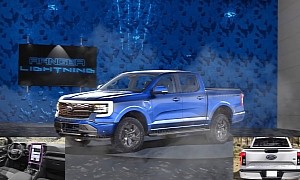 All-Electric 2025 Ford Ranger Lightning Wants to Give the Mid-Size Series a CGI Jolt