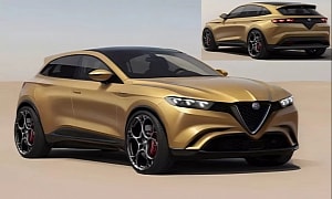 All-Electric 2027 Alfa Romeo Fiorella Looks Like a Worthy Stelvio Heir, Albeit Only in CGI