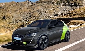 All-Electric Peugeot 208 GTe Rendered, Could Replace the GTi