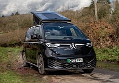 All-Electric Van Life Might Be Possible in This $100K Volkswagen ID. Buzz Pop-Top Camper