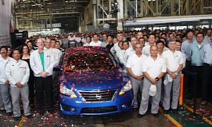 All-New 2013 Nissan Sentra Production Starts in Mexico