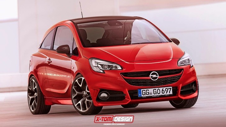 2015 Opel Corsa OPC Rendered