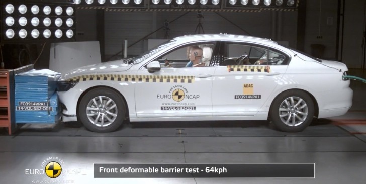 All-New 2015 Volkswagen Passat Receives 5-Star Euro NCAP Rating