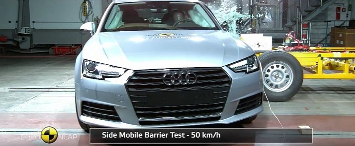 All-New 2016 Audi A4 Gets 5-Star Rating from Euro NCAP