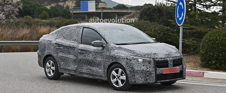 All-New 2021 Dacia Logan Spied With LED Lights, Coupe Roof