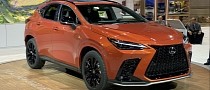All-New 2022 Lexus NX Goes on Display in Chicago Wearing Cadmium Orange