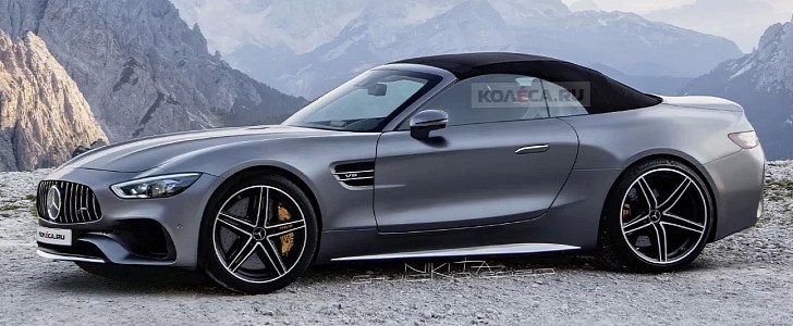 All-New 2022 Mercedes-AMG SL-Class Roadster Gets Accurate Rendering