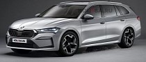All-New 2023 Skoda Superb Estate Feels Like a Gloriously Big SW in Unofficial CGI