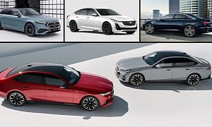 All-New 2024 BMW 5 Series vs Audi A6 and Mercedes E-Class, Plus a Neat American Competitor