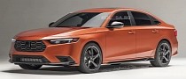 All-New 2024 Honda Accord Comes Alive Digitally, Looks More American Than a Ford Taurus