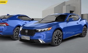 All-New 2024 Honda Prelude ZL1 Emerges Out of CGI Blue With Obvious Camaro DNA