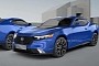 All-New 2024 Honda Prelude ZL1 Emerges Out of CGI Blue With Obvious Camaro DNA
