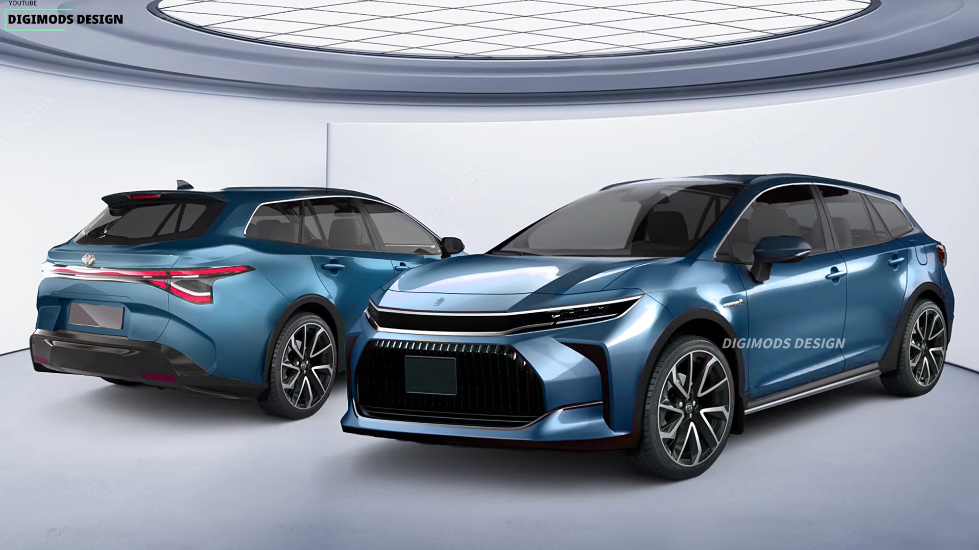 All New 2024 Toyota Corolla Touring Imagined As A Thirteenth Gen Crossover Wagon 211515 1 