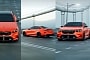 All-New 2025 BMW M5 G90 Sedan Wears Orange and Tuning Parts in Unofficial Video