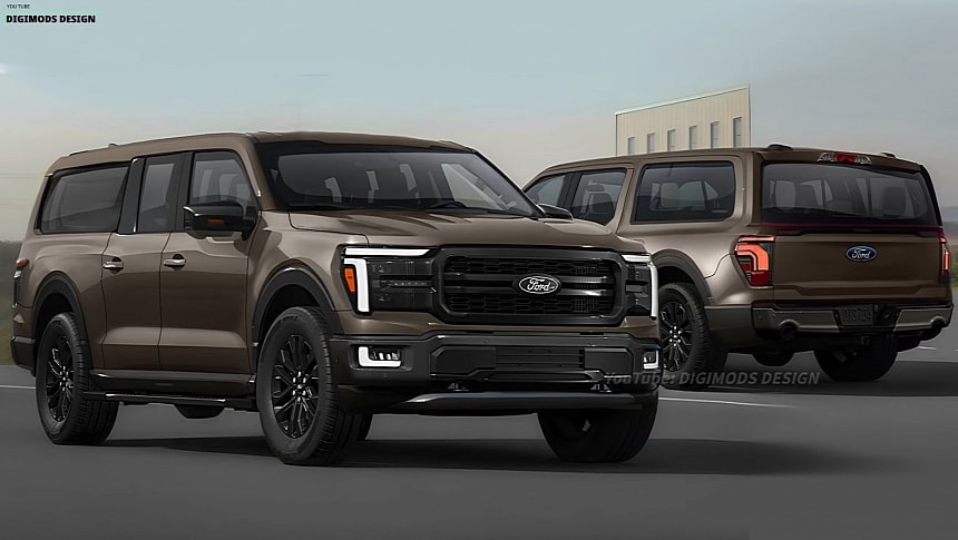 2025 Ford Excursion rendering by Digimods DESIGN 