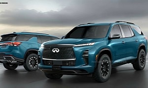 All-New 2025 Infiniti QX4 Digitally Revives the SUV Nameplate for a Land Cruiser Brawl