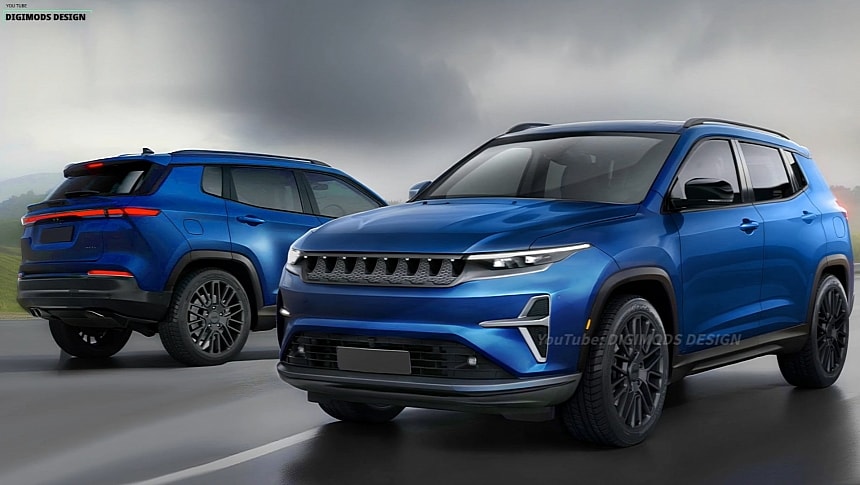 2025 Jeep Compass rendering by Digimods DESIGN 