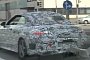 All-New A205 Mercedes C-Class Cabrio Seen with Test Trailer in Stuttgart