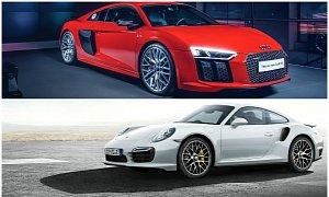 All-New Audi R8 Launching in Britain: V10 Supercar Costs 911 Turbo Money